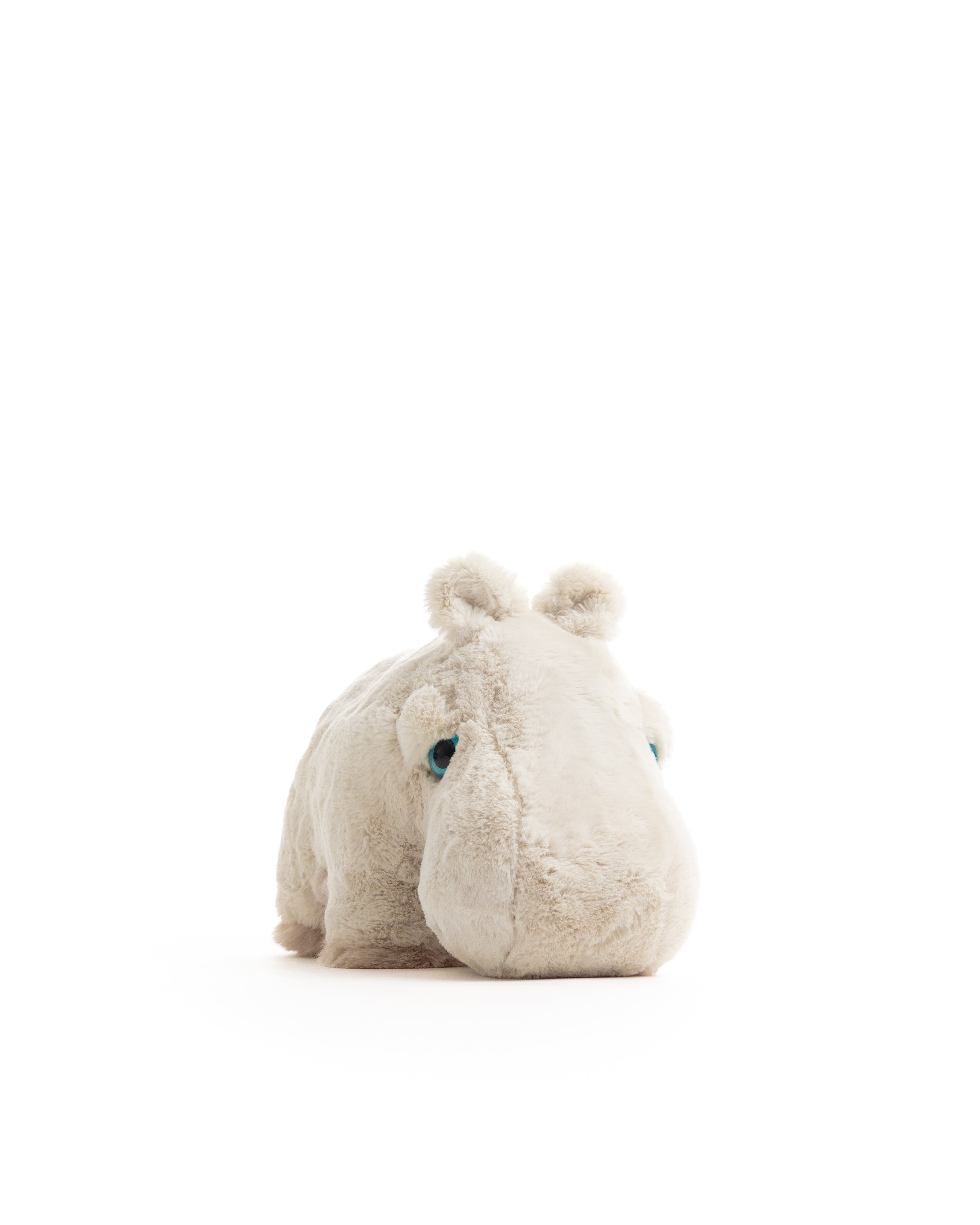 BigStuffed Full Fur Hippo Plush Companion
