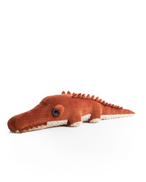 The Crocodile Stuffed Animal Plushie Red Velvet Small by BigStuffed