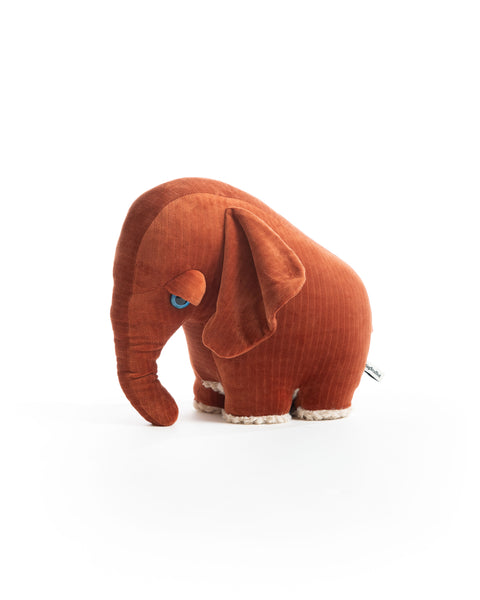 The Elephant Stuffed Animal Plushie Red Velvet Small by BigStuffed