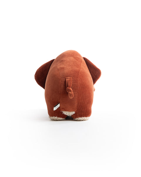 The Elephant Stuffed Animal Plushie Red Velvet Small by BigStuffed