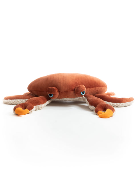 The Crab Stuffed Animal Plushie Red Velvet Big by BigStuffed