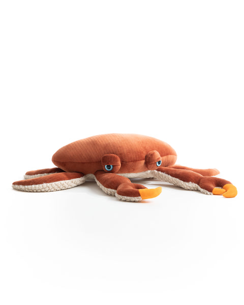 The Crab Stuffed Animal Plushie Red Velvet Big by BigStuffed