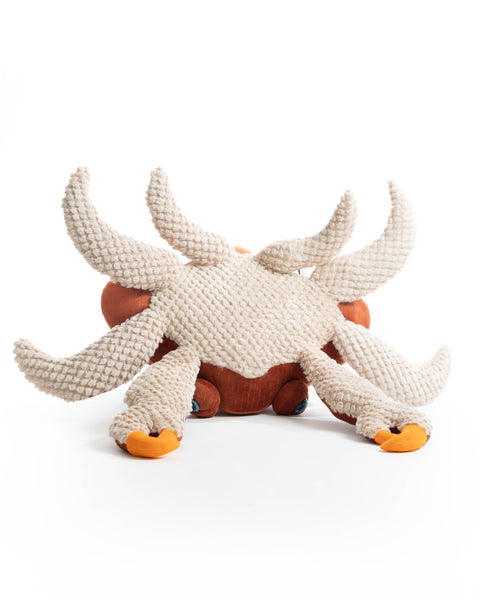 The Crab Stuffed Animal Plushie Red Velvet Giant by BigStuffed