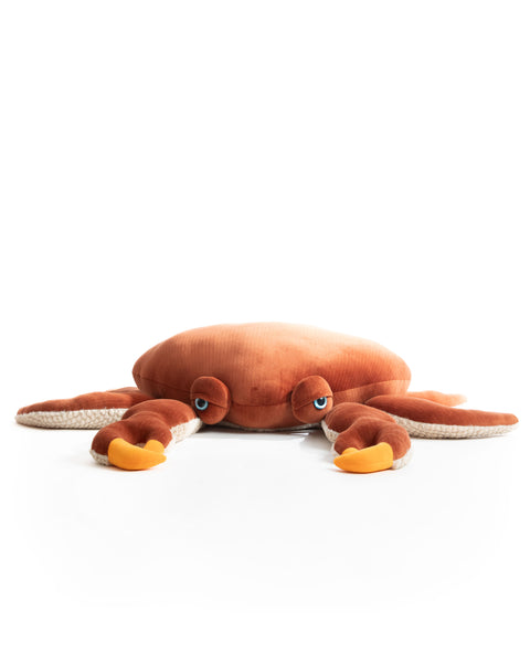 The Crab Stuffed Animal Plushie Red Velvet Giant by BigStuffed