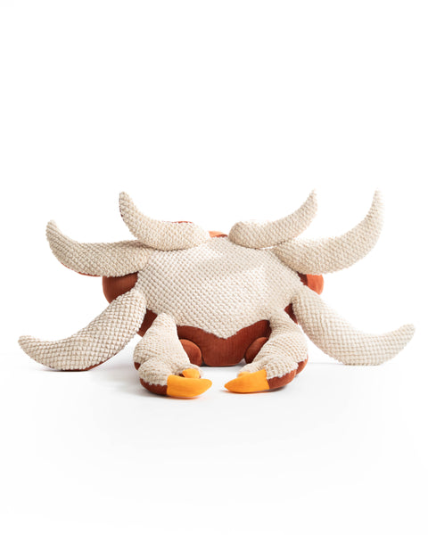 The Crab Stuffed Animal Plushie Red Velvet Big by BigStuffed