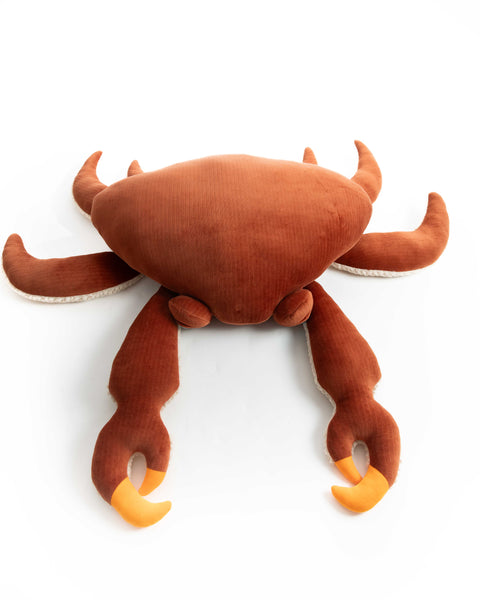 The Crab Stuffed Animal Plushie Red Velvet Giant by BigStuffed