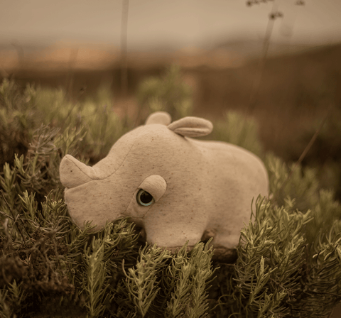 Ximi Rhinoplush Mini Rhino Stuffed Animal | Rhino Plush Toy | BigStuffed
