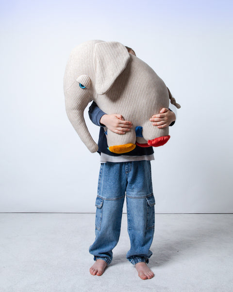 The Elephant Stuffed Animal Plushie Primary Big by BigStuffed