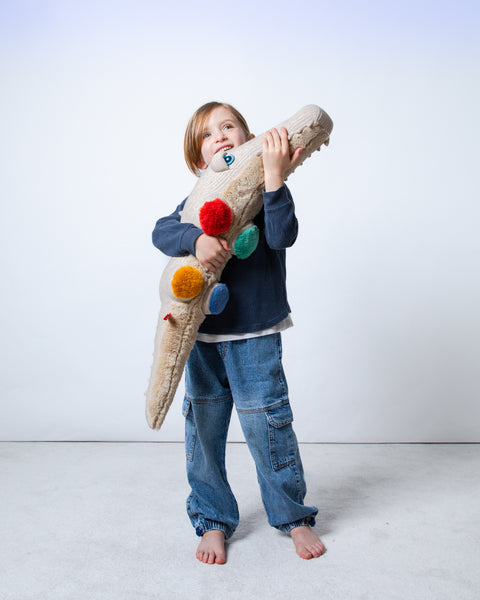 The Crocodile Stuffed Animal Plushie Primary Big by BigStuffed