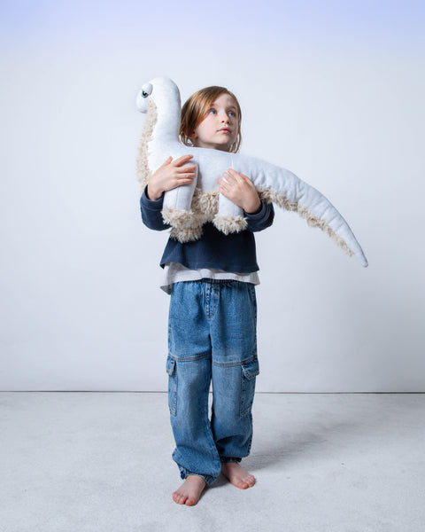 The Dinosaur Stuffed Animal Plushie Ice Small by BigStuffed
