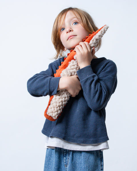 The Mini Crocodile Stuffed Animal Plushie Red Velvet Mini by BigStuffed