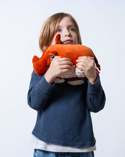 The Mini Rhino Stuffed Animal Plushie Red Velvet Mini by BigStuffed