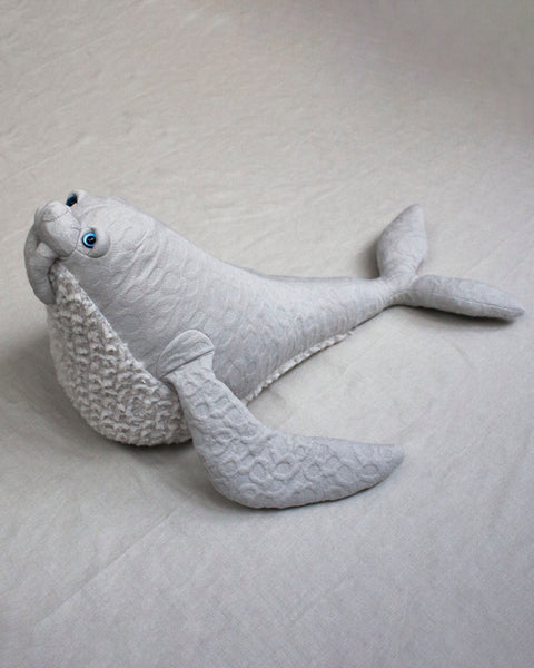 The Walrus Stuffed Animal Plushie Original Small by BigStuffed