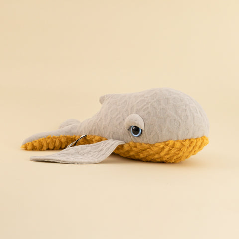 The Mini Whale Stuffed Animal Plushie Pop Fur Mini by BigStuffed