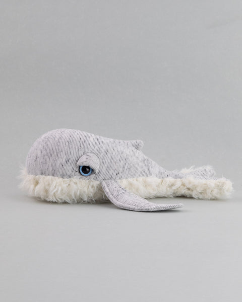 The Mini Whale Stuffed Animal Plushie GrandPa Fur Mini by BigStuffed