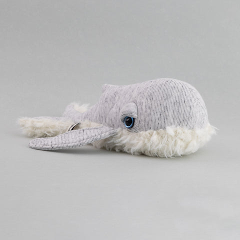 The Mini Whale Stuffed Animal Plushie GrandPa Fur Mini by BigStuffed