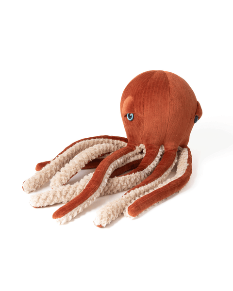 The Octopus Stuffed Animal Plushie Red Velvet Small by BigStuffed