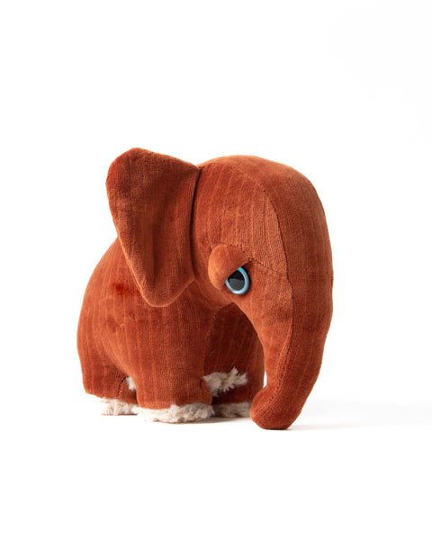 The Mini Elephant Stuffed Animal Plushie Red Mini by BigStuffed