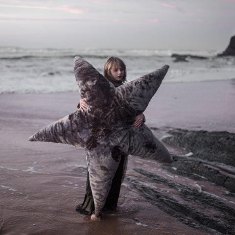 The Starfish Stuffed Animal Plushie Black Giant by BigStuffed