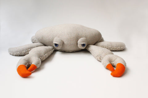 The Crab Stuffed Animal Plushie Sand Big by BigStuffed