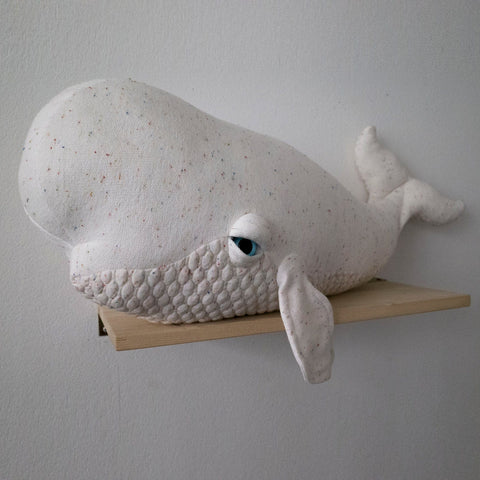 The Beluga Stuffed Animal Plushie Freckled Big by BigStuffed