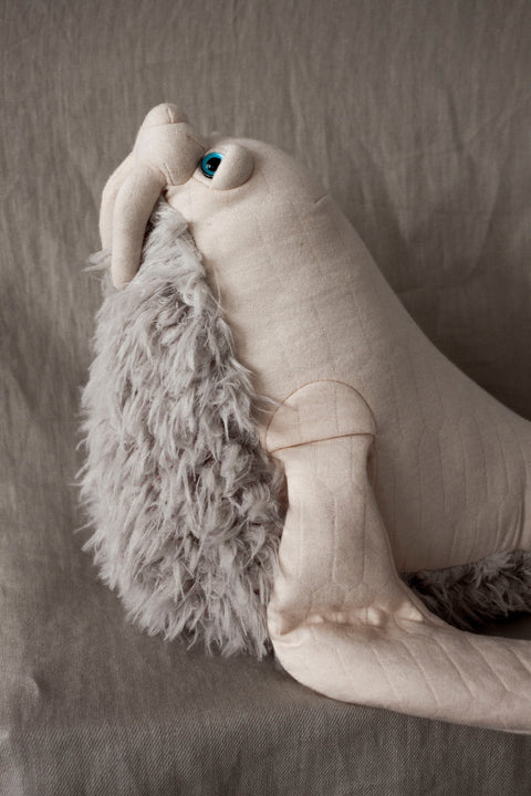 The Walrus Stuffed Animal Plushie Lady Small by BigStuffed