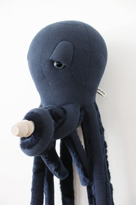 The Octopus Stuffed Animal Plushie Night Small by BigStuffed