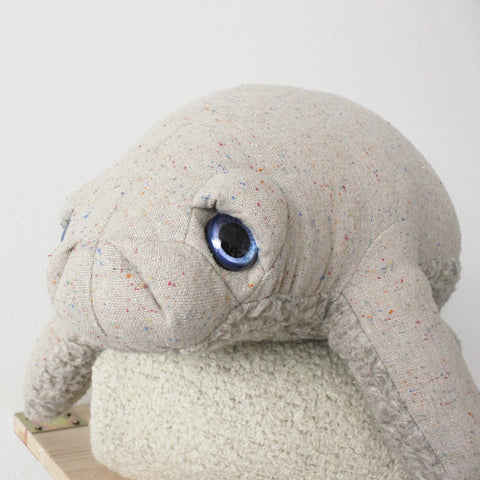 The Manatee Stuffed Animal Plushie Sand Small by BigStuffed