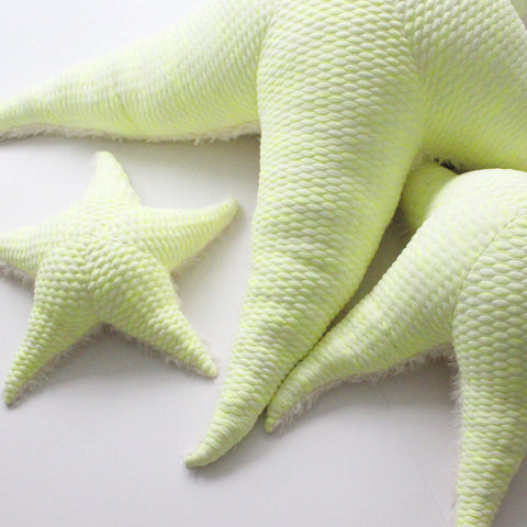 The Starfish Stuffed Animal Plushie Neon Small by BigStuffed